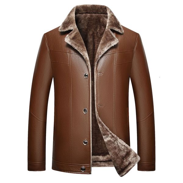 men's leather faux tree men leisure slim jacket 2023 autumn winter classic fashion with fleece thick warm 230324, Black
men's leather faux tree men leisure slim jacket 2023 autumn winter classic fashion with fleece thick warm 230324, Black
