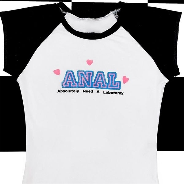 womens tshirt women goth clothes y2k crop summer t shirts grunge 2000s trashy aesthetic short sleeve tees young girls streetwear 230323, White
womens tshirt women goth clothes y2k crop summer t shirts grunge 2000s trashy aesthetic short sleeve tees young girls streetwear 230323, White