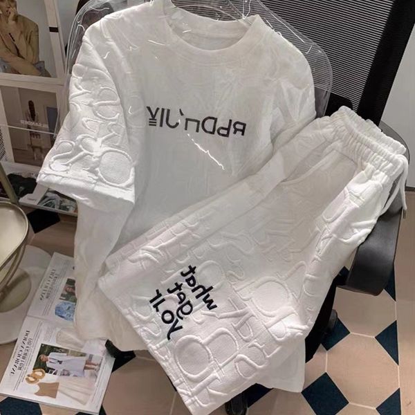women two-piece pants nzh2435 designer letter white and black color short sleeve t-shirt and shorts set casual fashion leisure street summer
women two-piece pants nzh2435 designer letter white and black color short sleeve t-shirt and shorts set casual fashion leisure street summer