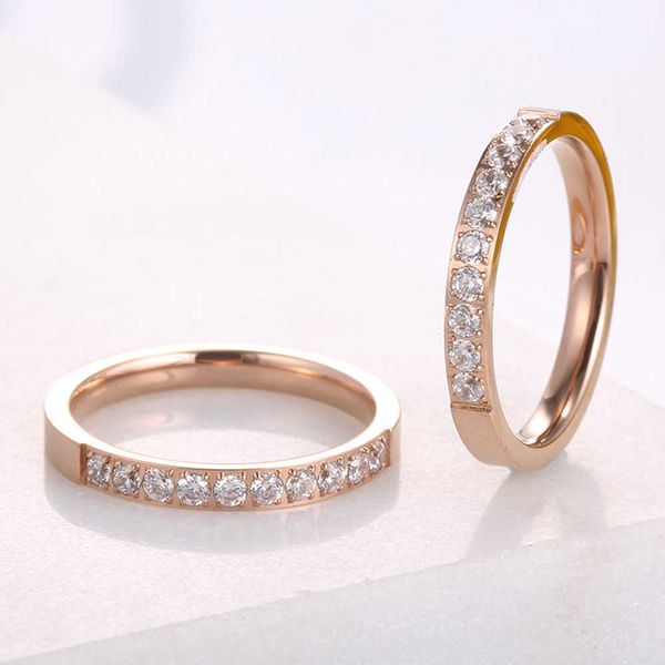 band rings knock rose gold colors aaa zirconia rings for woman man wedding stainless steel valentine gift not fade jewelry aa230323, Silver
band rings knock rose gold colors aaa zirconia rings for woman man wedding stainless steel valentine gift not fade jewelry aa230323, Silver