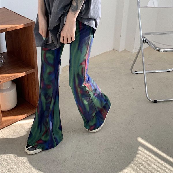 women's pants capris elastic high waist long flare pant bell bottom korean summer tie dye dark contrast print slim harajuku streetwear, Black;white
women's pants capris elastic high waist long flare pant bell bottom korean summer tie dye dark contrast print slim harajuku streetwear, Black;white