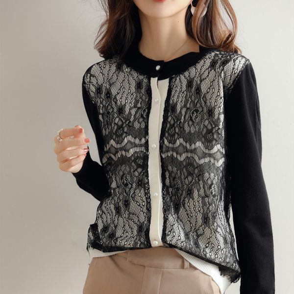 women's knits tee lace cashmere cardigan arrival oneck elasticity sweater female warm soft loose wool femme 230324, White
women's knits tee lace cashmere cardigan arrival oneck elasticity sweater female warm soft loose wool femme 230324, White