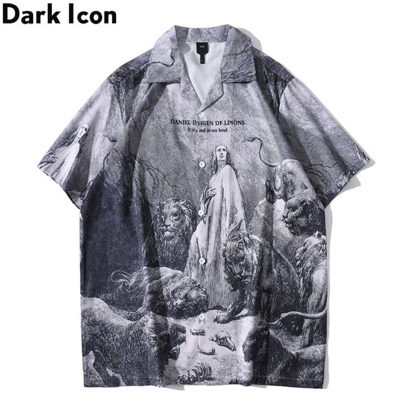 men's casual shirts dark icon hawaiian shirt men summer beach holiday men's shirts vintage street male 230324, White;black
men's casual shirts dark icon hawaiian shirt men summer beach holiday men's shirts vintage street male 230324, White;black