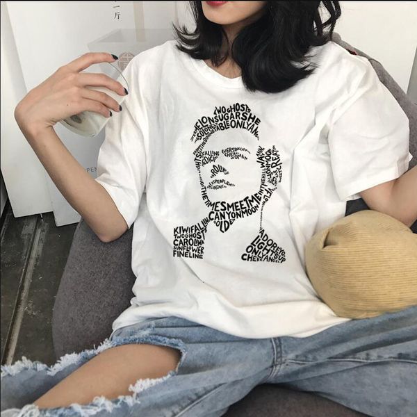 womens tshirt harajuku funny anime style statue print tshirts women shirts vintage summer short sleeve oneck loose casual gothic female 230, White
womens tshirt harajuku funny anime style statue print tshirts women shirts vintage summer short sleeve oneck loose casual gothic female 230, White