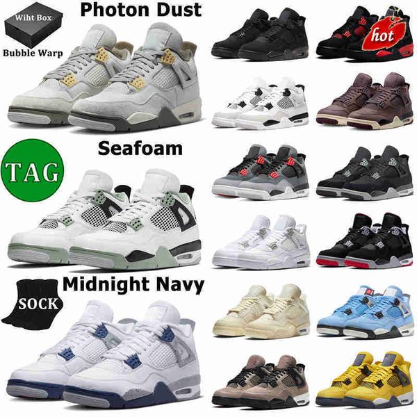 2023 og with box 4 basketball shoes men women 4s military black cat midnight navy pn dust seafoam red thunder sail cool grey
2023 og with box 4 basketball shoes men women 4s military black cat midnight navy pn dust seafoam red thunder sail cool grey