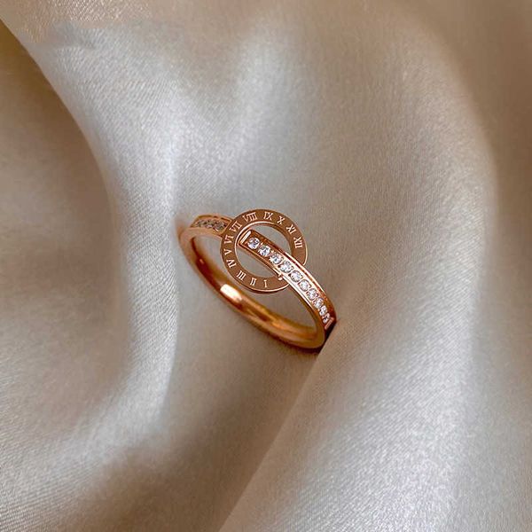band rings delicate titanium steel roman numeral rose gold rings for woman korean fashion jewelry wedding party girls' luxury ring set, Silver
band rings delicate titanium steel roman numeral rose gold rings for woman korean fashion jewelry wedding party girls' luxury ring set, Silver