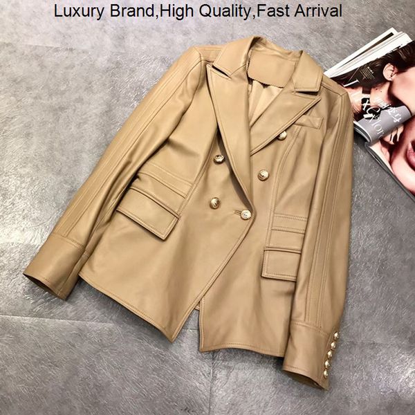 women's jackets young sheep skin cultivate one's morality suit long woman leather jacket 230324, Black;brown
women's jackets young sheep skin cultivate one's morality suit long woman leather jacket 230324, Black;brown