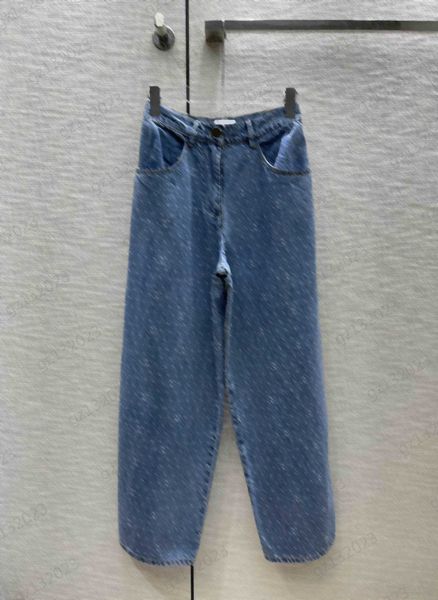 jeans women brand logo wavy-dot printed high-waisted denim straight trousers imported fabric irregular cut retro style pants designer jeans, Blue
jeans women brand logo wavy-dot printed high-waisted denim straight trousers imported fabric irregular cut retro style pants designer jeans, Blue