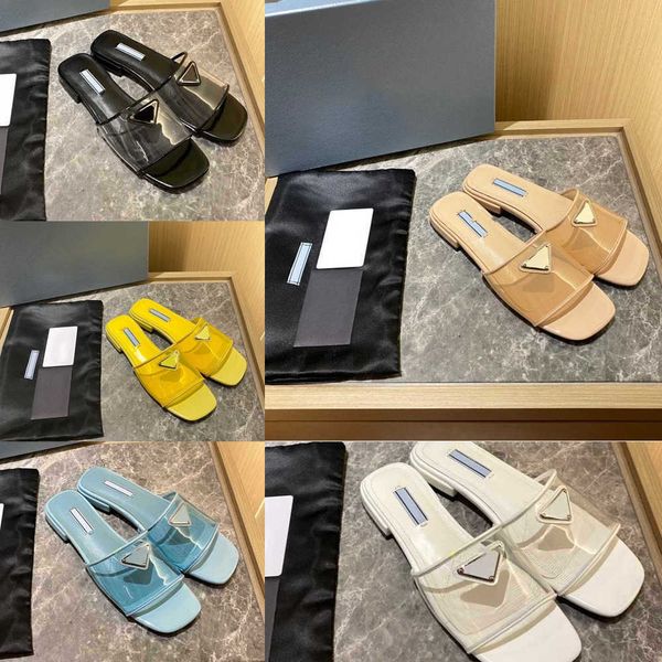 2023 designer women sandals triangle logo buckle luxury summer beach flat branded slide candy color clear transparent jelly leather insole s, Black
2023 designer women sandals triangle logo buckle luxury summer beach flat branded slide candy color clear transparent jelly leather insole s, Black