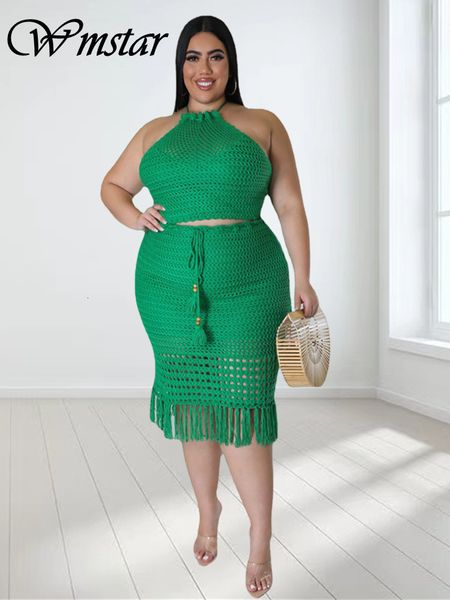 women's plus size pants wmstar skirts set in matching clothes 2 piece outfits knitting crop maxi skirt wholesale drop 230324, Black
women's plus size pants wmstar skirts set in matching clothes 2 piece outfits knitting crop maxi skirt wholesale drop 230324, Black