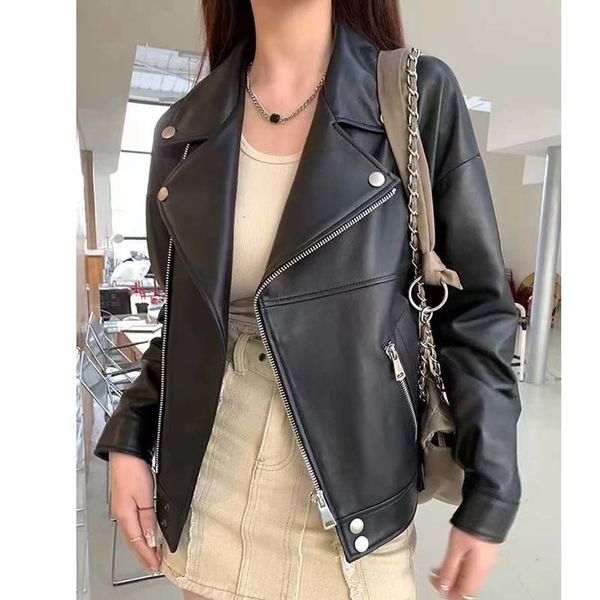 women's jackets locomotive model style coat spring women short length dropshoulder turndown collar natural real sheepskin 230324, Black;brown
women's jackets locomotive model style coat spring women short length dropshoulder turndown collar natural real sheepskin 230324, Black;brown