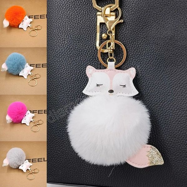 fashion faux fur keychain cute cartoon leather keyring for women girls plush pompon ball keychains bags keys pendant decoration, Silver
fashion faux fur keychain cute cartoon leather keyring for women girls plush pompon ball keychains bags keys pendant decoration, Silver