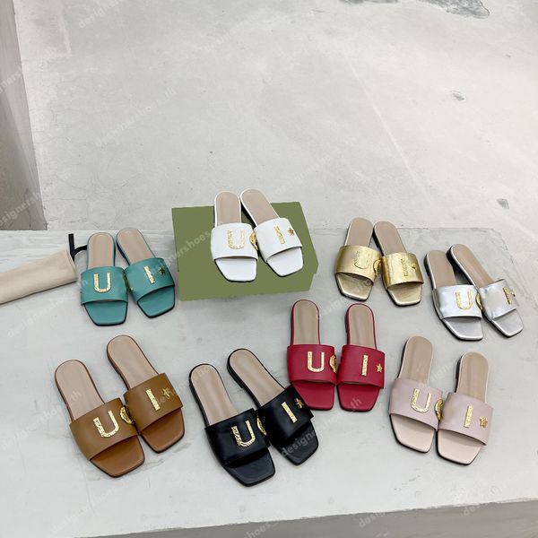designer slipper mules slippers metal golden sandals women versatile slippers embroidered sheepskin sandal scuffs flat slides flip flops siz, Black
designer slipper mules slippers metal golden sandals women versatile slippers embroidered sheepskin sandal scuffs flat slides flip flops siz, Black