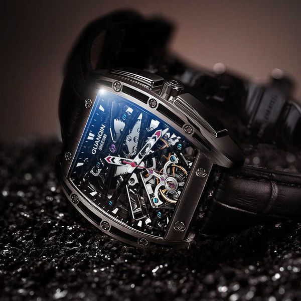 luxury milles swiss guanqin square automatic mechanical watch hollow waterproof belt richards watch fashion trend ayw, Slivery;black
luxury milles swiss guanqin square automatic mechanical watch hollow waterproof belt richards watch fashion trend ayw, Slivery;black
