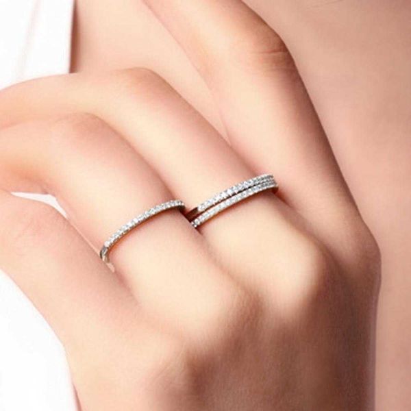 band rings charming jewelry women micro-fine inlaid zircon circle ring fastness stainless steel ring accessories aa230323, Silver
band rings charming jewelry women micro-fine inlaid zircon circle ring fastness stainless steel ring accessories aa230323, Silver