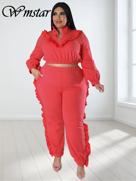 women's plus size pants wmstar two piece set clothing crop zipper up legging matching suit casual outfits wholesale drop 230324, Black
women's plus size pants wmstar two piece set clothing crop zipper up legging matching suit casual outfits wholesale drop 230324, Black