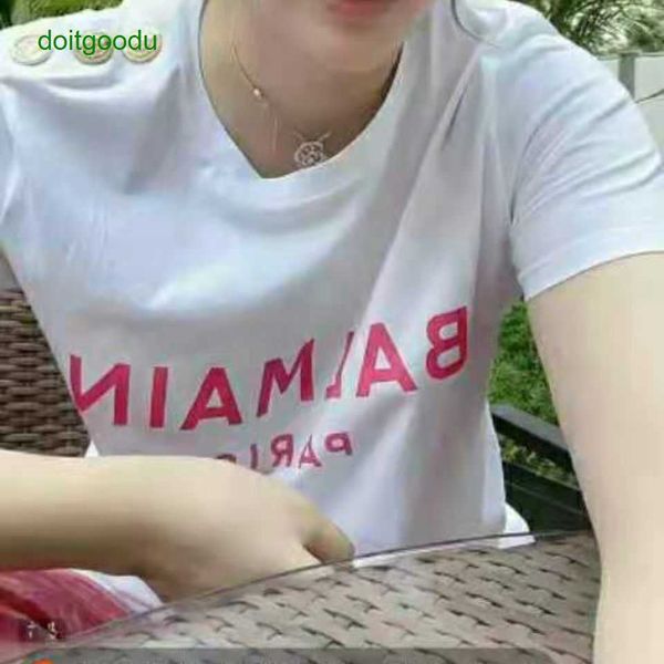 ballmmains chaopai 2023 summer new stamping letter print shoulder gold button short sleeve cotton crew neck t shirt, White;black
ballmmains chaopai 2023 summer new stamping letter print shoulder gold button short sleeve cotton crew neck t shirt, White;black