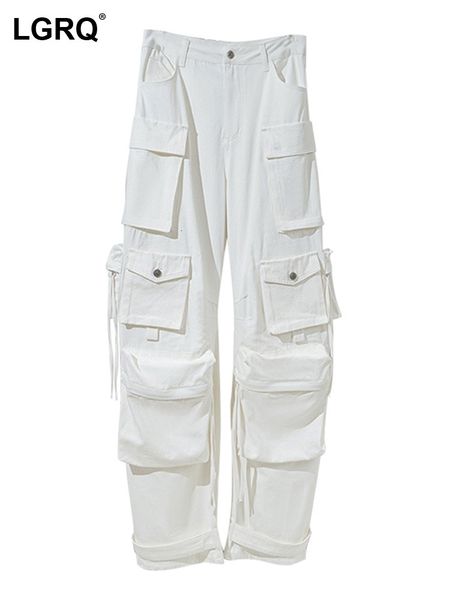 women's jeans lgrq fashion solid loose high waist straight big pockets cargo denim pants female summer 2023 19j3799 230324, Blue
women's jeans lgrq fashion solid loose high waist straight big pockets cargo denim pants female summer 2023 19j3799 230324, Blue