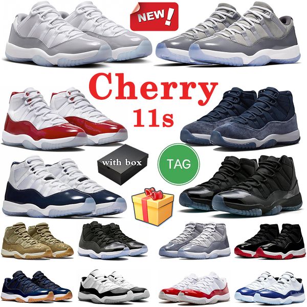 with box cherry 11s jumpman 11 basketball shoes cement grey mens trainers cool grey midnight navy bred cap and gown jumpman11 womens sneaker
with box cherry 11s jumpman 11 basketball shoes cement grey mens trainers cool grey midnight navy bred cap and gown jumpman11 womens sneaker