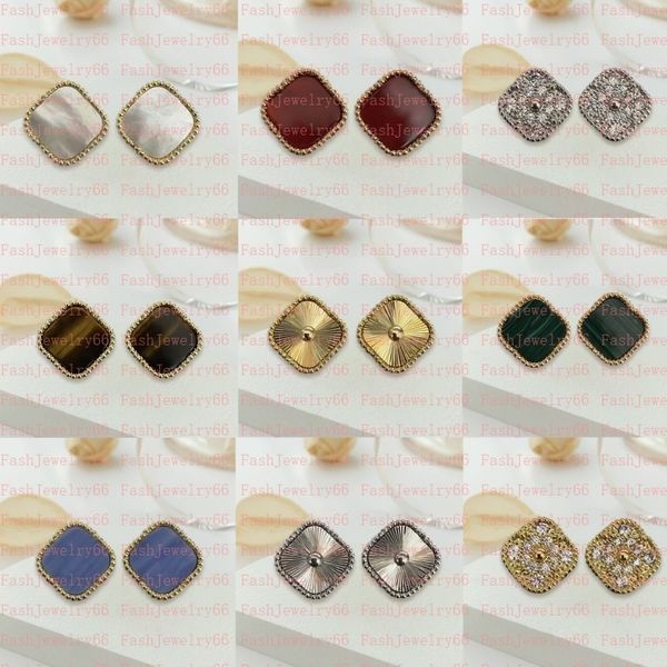 fashion vintage 4/four leaf clover charm stud earrings back mother-of-pearl silver 18k gold plated agate for women&girls valentine's mo, Golden;silver
fashion vintage 4/four leaf clover charm stud earrings back mother-of-pearl silver 18k gold plated agate for women&girls valentine's mo, Golden;silver