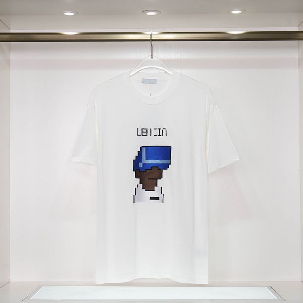 2023 men's t-shirts new european station silky short-sleeved t-shirt men round neck printing mercerized cotton ice silk half-sleeved bo, White;black
2023 men's t-shirts new european station silky short-sleeved t-shirt men round neck printing mercerized cotton ice silk half-sleeved bo, White;black