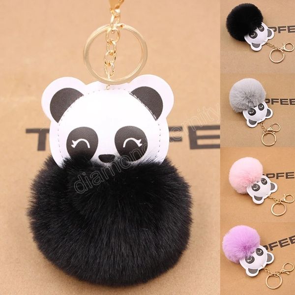 fashion faux fur plush keychain for women girls cute cartoon panda pompom ball key ring keys bags car pendant decorations, Silver
fashion faux fur plush keychain for women girls cute cartoon panda pompom ball key ring keys bags car pendant decorations, Silver