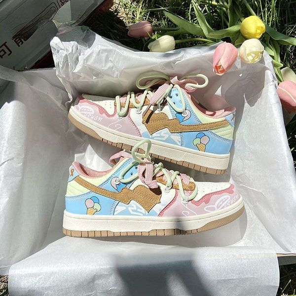 dress shoes shanpa colorful ice cream print for women winter casual all match student sneakers beautiful zapatillas mujer 230324, Black
dress shoes shanpa colorful ice cream print for women winter casual all match student sneakers beautiful zapatillas mujer 230324, Black