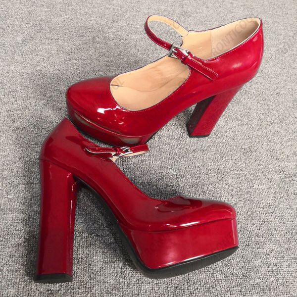 olomm handmade women shiny pumps square high heels pumps round toe gorgeous wine red black party shoes women plus us size 5-15
olomm handmade women shiny pumps square high heels pumps round toe gorgeous wine red black party shoes women plus us size 5-15
