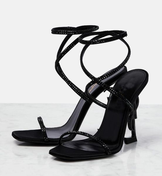luxury summer opyum sandals shoes women crystal-embellished ankle strappy high heels party dress wedding lady elegant walking eu35-43, Black
luxury summer opyum sandals shoes women crystal-embellished ankle strappy high heels party dress wedding lady elegant walking eu35-43, Black