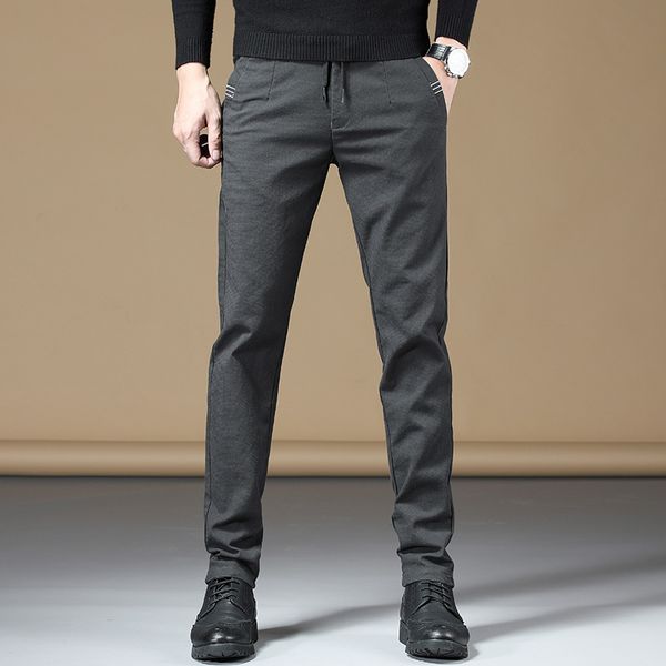 men's pants men fashion dress brand business casual breathable not creased trousers suit male 230324, Black
men's pants men fashion dress brand business casual breathable not creased trousers suit male 230324, Black