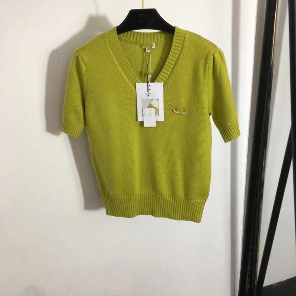 321 2023 brand same style sweater short sleeve women's sweaters flora print crew neck white black green pullover fashion clothes 202315
321 2023 brand same style sweater short sleeve women's sweaters flora print crew neck white black green pullover fashion clothes 202315