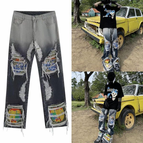 new mens jeans baggy jeans men y2k fashion designer jeans black star printed trousers streetwear casual low waist loose straight denim luxur, Blue
new mens jeans baggy jeans men y2k fashion designer jeans black star printed trousers streetwear casual low waist loose straight denim luxur, Blue