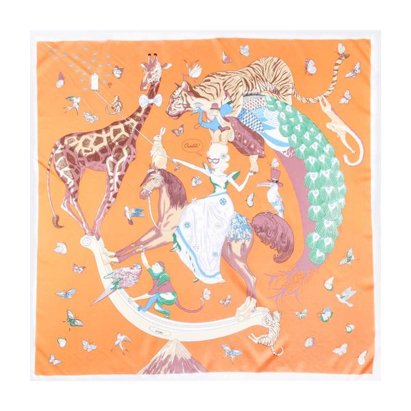 sarongs manual hand rolled twill silk scarf women animals print square scarves wraps echarpes curled foulards femme bandana hijab 90cm p2303, Blue;gray
sarongs manual hand rolled twill silk scarf women animals print square scarves wraps echarpes curled foulards femme bandana hijab 90cm p2303, Blue;gray