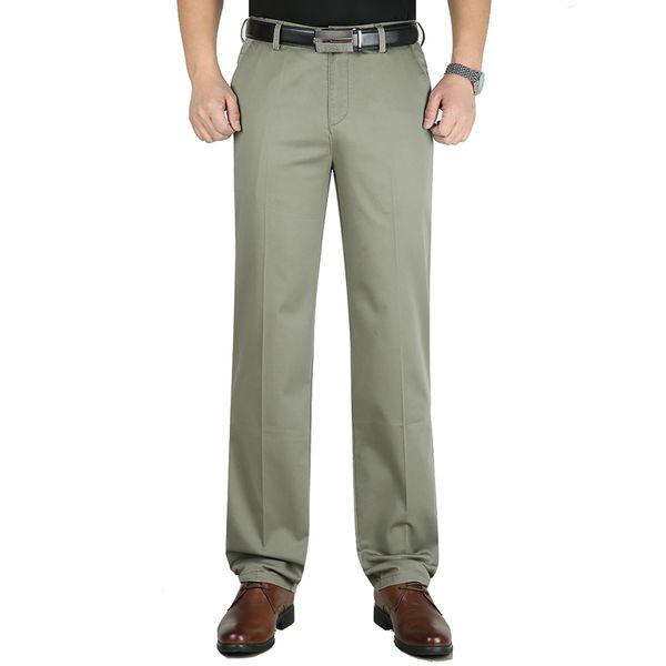 men's pants mercerized cotton summer thin men casual high waist elastic straight loose business long solid stretch trousers 230324, Black
men's pants mercerized cotton summer thin men casual high waist elastic straight loose business long solid stretch trousers 230324, Black