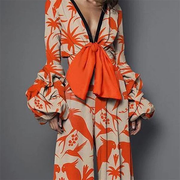 women's jumpsuits rompers elegant women lantern sleeve jumpsuit deep v tie-up bowknot romper fashion print loose wide leg playsuit over, Black;white
women's jumpsuits rompers elegant women lantern sleeve jumpsuit deep v tie-up bowknot romper fashion print loose wide leg playsuit over, Black;white