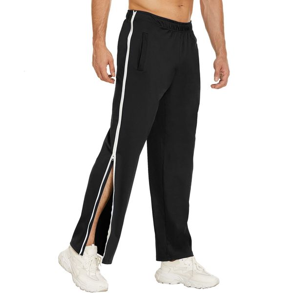 men's pants men clothing 2023 zip button tear away casual splicing basketball training sweatpants with pockets roupas masculinas 230324, Black
men's pants men clothing 2023 zip button tear away casual splicing basketball training sweatpants with pockets roupas masculinas 230324, Black