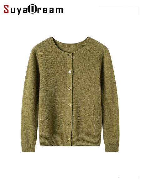 women's knits tees suyadream 100pure wool cardigans for woman round collar single breasted seamless sweaters fall winter jackets 230324, White
women's knits tees suyadream 100pure wool cardigans for woman round collar single breasted seamless sweaters fall winter jackets 230324, White