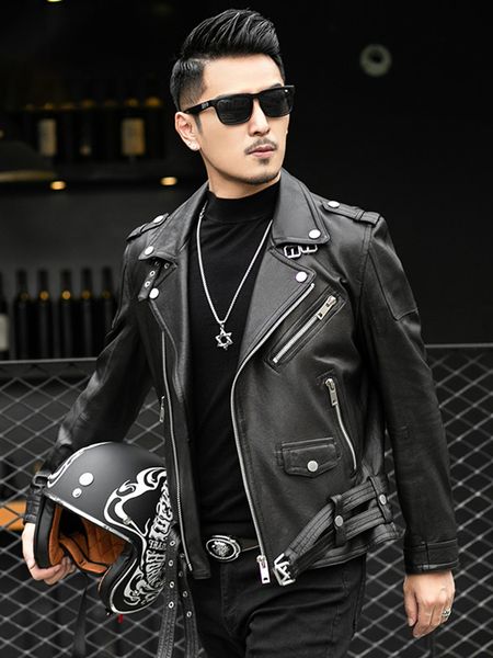 men's leather faux mauroicardi spring autumn short cool black biker jacket men zipper long sleeve belt plus size european fashion 4xl 5
men's leather faux mauroicardi spring autumn short cool black biker jacket men zipper long sleeve belt plus size european fashion 4xl 5