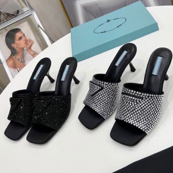 rhinestone crystal embellished triangle logo slippers women mules pra black pump high heels sandals fashion flat slides designer flip flops
rhinestone crystal embellished triangle logo slippers women mules pra black pump high heels sandals fashion flat slides designer flip flops