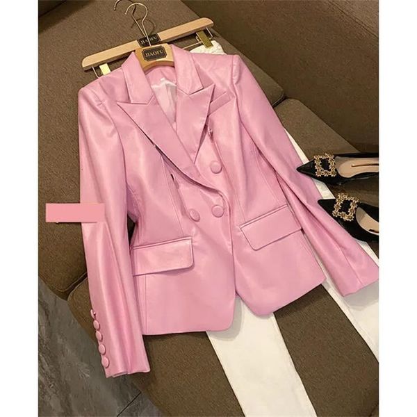 women's jackets frenchstyle design sense temperament socialite fashion suit jacket highend feeling autumn pu leather blazers coats 2303, Black;brown
women's jackets frenchstyle design sense temperament socialite fashion suit jacket highend feeling autumn pu leather blazers coats 2303, Black;brown