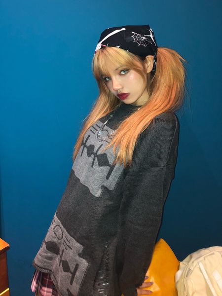 bandanas durag ruibbit arrival girl punk gothic japanese harajuku black print scarf headscarf 230323, Blue;gray
bandanas durag ruibbit arrival girl punk gothic japanese harajuku black print scarf headscarf 230323, Blue;gray