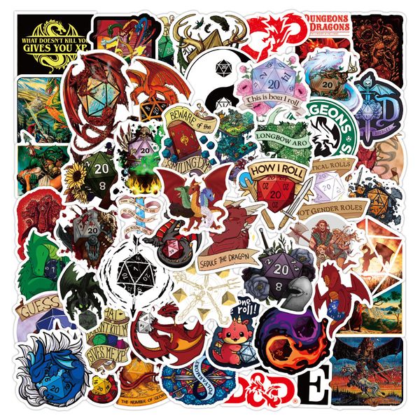 50pcs-pack dungeons and dragons game stickers wholesale vinyl sticker waterproof lap car scrapbooking water bottle guitar box skateboard jdm
50pcs-pack dungeons and dragons game stickers wholesale vinyl sticker waterproof lap car scrapbooking water bottle guitar box skateboard jdm