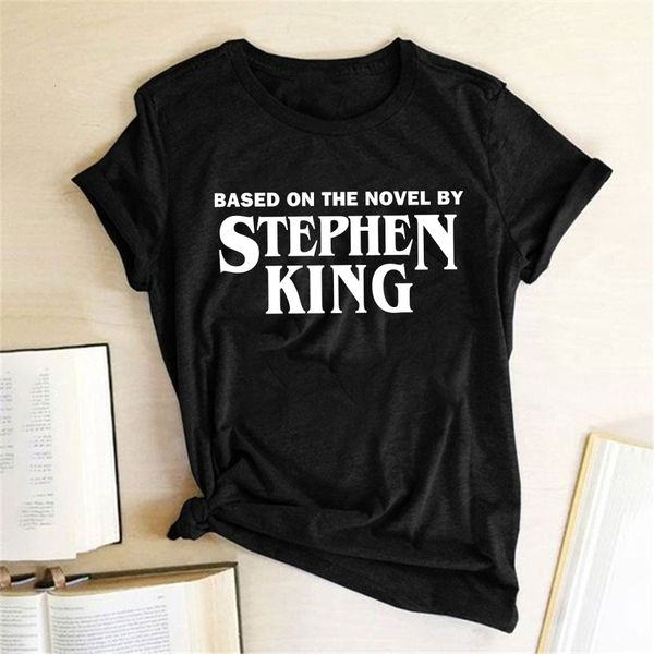 womens tshirt based on the novel by stephen king printed tshirts summer shirts for loose crew neck harajuku clothes female 230323, White
womens tshirt based on the novel by stephen king printed tshirts summer shirts for loose crew neck harajuku clothes female 230323, White