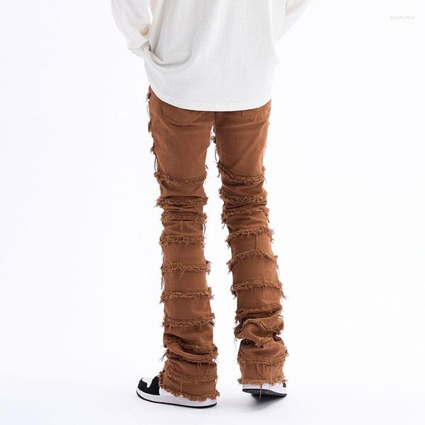 men's jeans high street striped tassel frayed mens ripped pants daily harajuku baggy casual hole denim trousers oversized spring 2023, Blue
men's jeans high street striped tassel frayed mens ripped pants daily harajuku baggy casual hole denim trousers oversized spring 2023, Blue