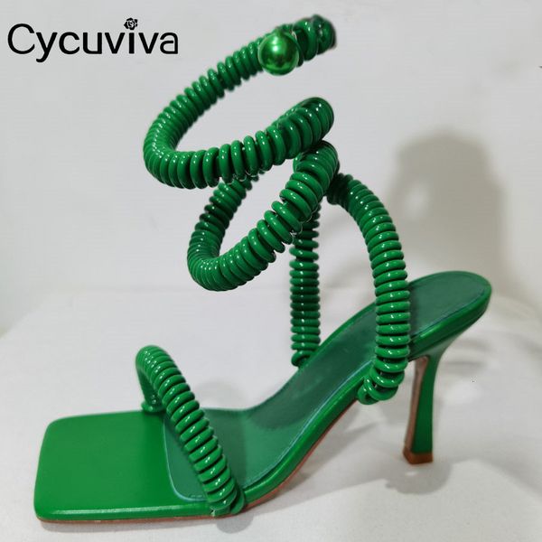 sandals green ankle strap brand sandal square open toe gladiator high heels party shoes summer sandalias mujer 230324, Black
sandals green ankle strap brand sandal square open toe gladiator high heels party shoes summer sandalias mujer 230324, Black