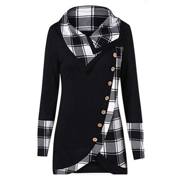 women's hoodies sweatshirts fashion hoodies women hem irregular plaid stitching turtleneck roupas sweatshirts pullovers harajuku hoodie, Black
women's hoodies sweatshirts fashion hoodies women hem irregular plaid stitching turtleneck roupas sweatshirts pullovers harajuku hoodie, Black