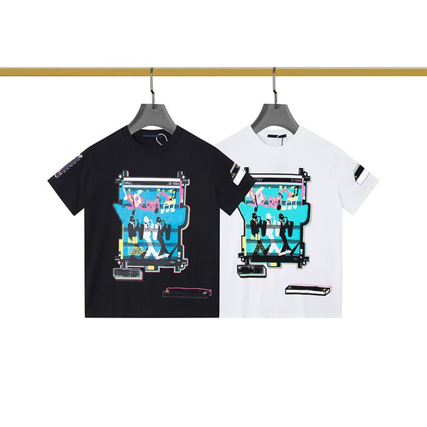 23ss men's t-shirt designer tee short-sleeved high-end comfortable breathable clothes summer casual printed jacket high-end clothing wh, White;black
23ss men's t-shirt designer tee short-sleeved high-end comfortable breathable clothes summer casual printed jacket high-end clothing wh, White;black