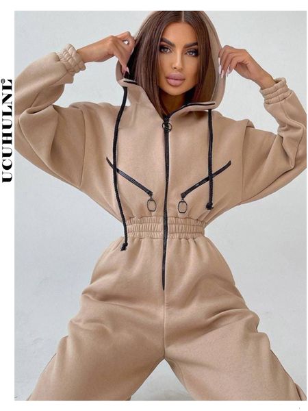 women's jumpsuits rompers elegant hoodies jumpsuit korea fashion women long sleeve outfit warm overalls winter sportwear rompers tracks, Black;white
women's jumpsuits rompers elegant hoodies jumpsuit korea fashion women long sleeve outfit warm overalls winter sportwear rompers tracks, Black;white