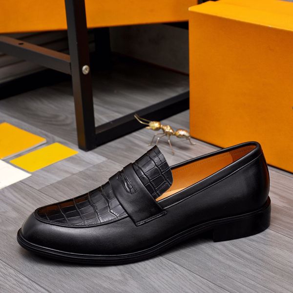 new 2023 men formal party wedding dress shoes brand business slip on genuine leather office oxfords casual loafers size 38-44, Black
new 2023 men formal party wedding dress shoes brand business slip on genuine leather office oxfords casual loafers size 38-44, Black