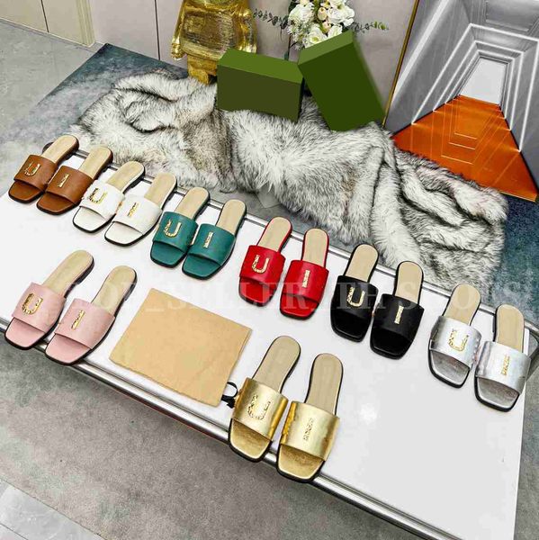 women slides metal golden leather mules sandals versatile slippers sheepskin sandal summer flip flops, Black
women slides metal golden leather mules sandals versatile slippers sheepskin sandal summer flip flops, Black